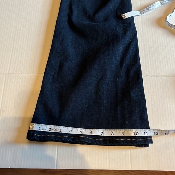 NWT-no boundaries-size 13-dark wash-double button, high-rise flare, jeans - Picture 10 of 12